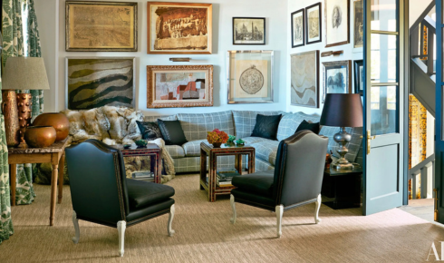 How can mixing old furniture with a few modern pieces give a home more personality