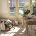 How can visiting the site at random times during renovation keep everyone more careful