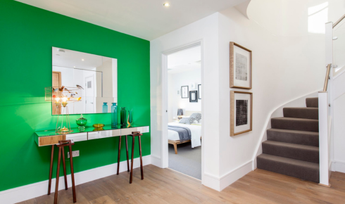 What small changes can you make to improve natural light in a dull hallway