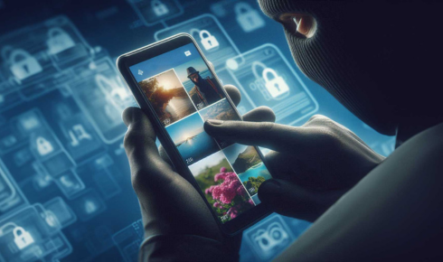 Why should you be careful about sharing detailed house photos publicly online
