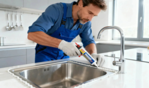 Why should you check silicone seals around sinks and tubs every few months